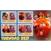 Stamps Cartoon Walt Disney Set 8 sheets