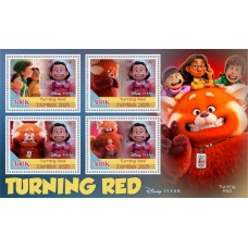 Stamps Cartoon Walt Disney Set 8 sheets