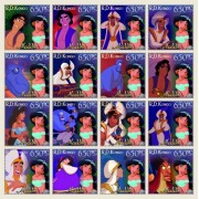 Stamps Cartoon Walt Disney Set 16 stamps