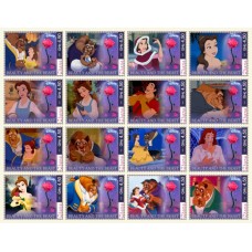 Stamps Cartoon Walt Disney Set 16 stamps