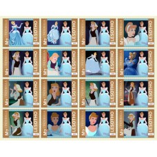 Stamps Cartoon Walt Disney Set 16 stamps