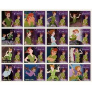 Stamps Cartoon Walt Disney Set 16 stamps