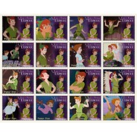 Stamps Cartoon Walt Disney Set 16 stamps