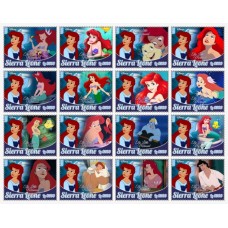 Stamps Cartoon Walt Disney Set 16 stamps