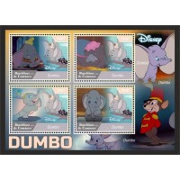Stamps Cartoon Walt Disney Set 8 sheets