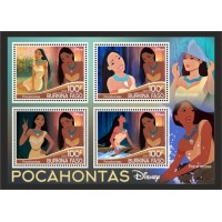 Stamps Cartoon Walt Disney Set 8 sheets