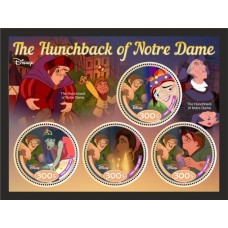 Stamps Cartoon Walt Disney Set 8 sheets