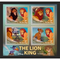 Stamps Cartoon Walt Disney Set 8 sheets