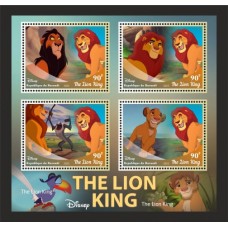 Stamps Cartoon Walt Disney Set 8 sheets