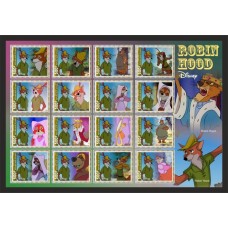 Stamps Cartoon Walt Disney Set 16 stamps