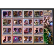 Stamps Cartoon Walt Disney Set 16 stamps