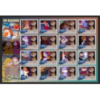Stamps Cartoon Walt Disney Set 16 stamps