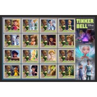 Stamps Cartoon Walt Disney Set 16 stamps