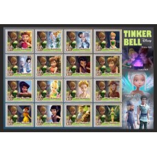 Stamps Cartoon Walt Disney Set 16 stamps