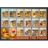 Stamps Cartoon Walt Disney Set 16 stamps