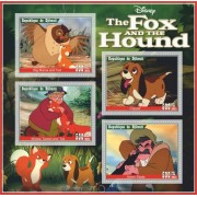 Stamps Cartoon Walt Disney Set 8 sheets