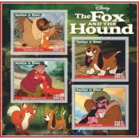 Stamps Cartoon Walt Disney Set 8 sheets