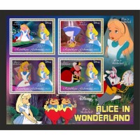 Stamps Cartoon Walt Disney Set 8 sheets