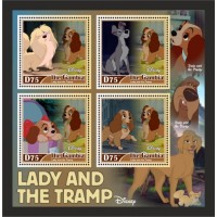 Stamps Cartoon Walt Disney Set 8 sheets