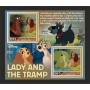 Stamps Cartoon Walt Disney Set 8 sheets