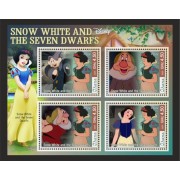 Stamps Cartoon Walt Disney Set 8 sheets