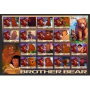 Stamps Cartoon Walt Disney Set 16 stamps