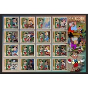 Stamps Cartoon Walt Disney Set 16 stamps