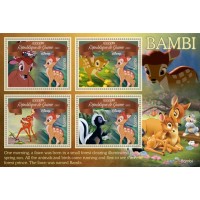 Stamps Cartoon Walt Disney Set 8 sheets