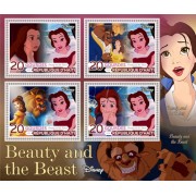 Stamps Cartoon Walt Disney Set 8 sheets