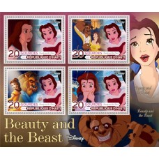 Stamps Cartoon Walt Disney Set 8 sheets