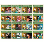 Stamps Cartoon Walt Disney Set 16 stamps