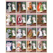 Stamps Cartoon Walt Disney Set 16 stamps