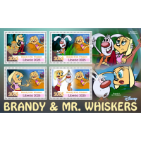 Stamps Cartoon Walt Disney Set 8 sheets