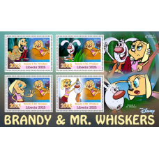 Stamps Cartoon Walt Disney Set 8 sheets