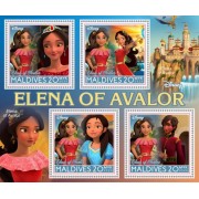 Stamps Cartoon Walt Disney Set 8 sheets