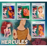Stamps Cartoon Walt Disney Set 8 sheets
