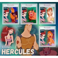 Stamps Cartoon Walt Disney Set 8 sheets
