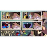 Stamps Cartoon Walt Disney Set 8 sheets