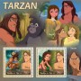 Stamps Cartoon Walt Disney Set 8 sheets