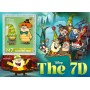 Stamps Cartoon Walt Disney Set 8 sheets