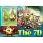 Stamps Cartoon Walt Disney Set 8 sheets