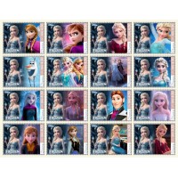 Stamps Cartoon Walt Disney Set 16 stamps