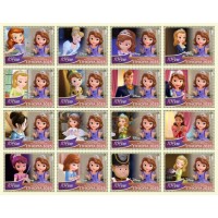 Stamps Cartoon Walt Disney Set 16 stamps