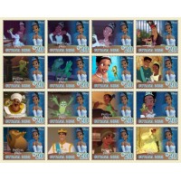 Stamps Cartoon Walt Disney Set 16 stamps