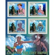 Stamps Cartoon Walt Disney Set 8 sheets