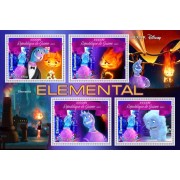 Stamps Cartoon Walt Disney Set 8 sheets