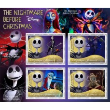 Stamps Cartoon Walt Disney Set 8 sheets
