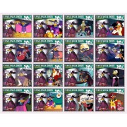 Stamps Cartoon Walt Disney Set 16 stamps
