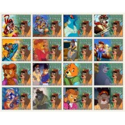 Stamps Cartoon Walt Disney Set 16 stamps