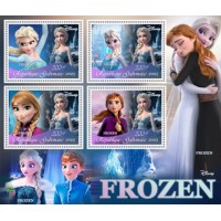 Stamps Cartoon Walt Disney Set 8 sheets